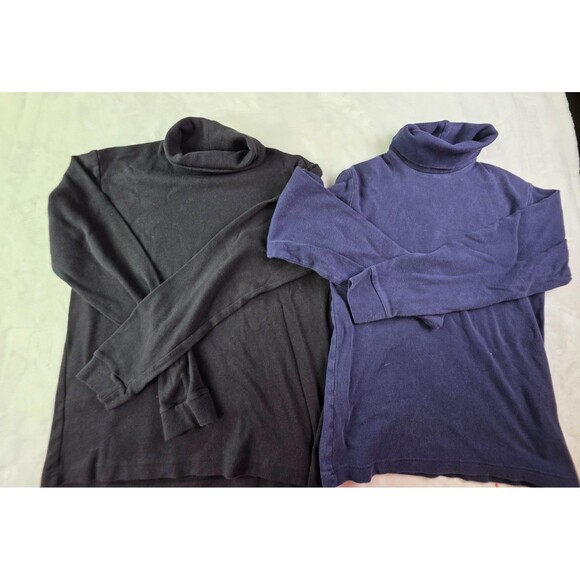 Woolrich Unisex Adult Size Medium Gray / Blue Blend Turtlenecks (2) - Picture 4 of 10